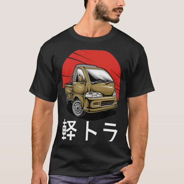 Camiseta Japan Mini Truck Kei Car Cab Over Compact 4wd Off  (Anverso)