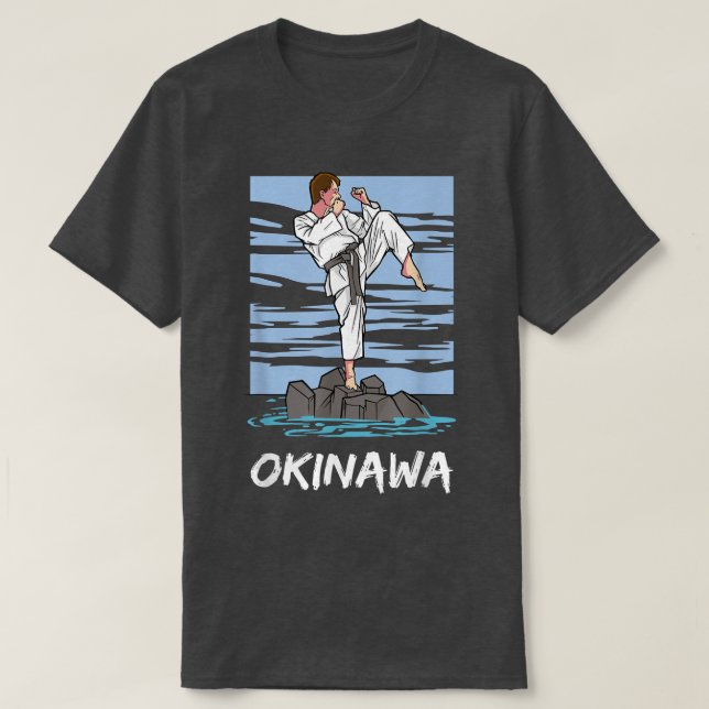 Camiseta Japan Okinawa Karate Fighter540 (Diseño del anverso)