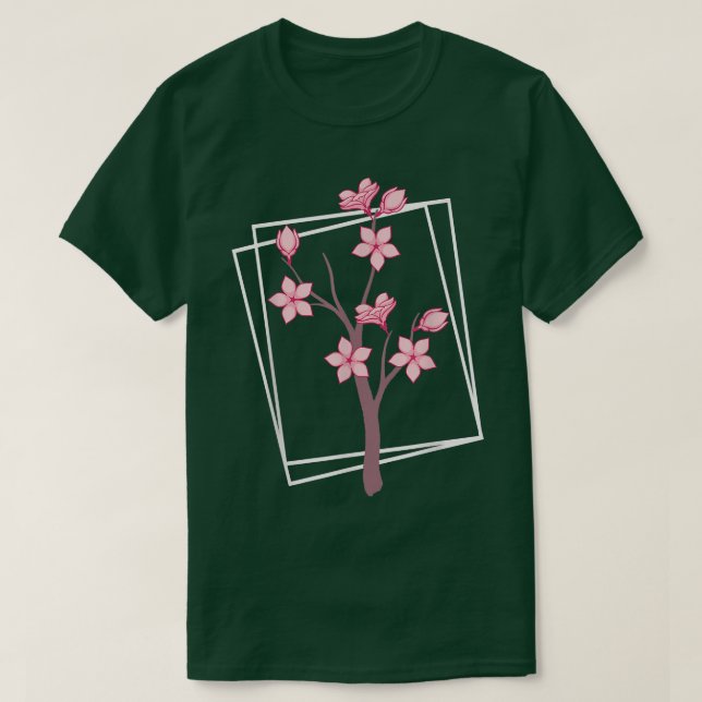 Camiseta Japan Pink Flower Blossom Japanese Cherry Blossom  (Diseño del anverso)
