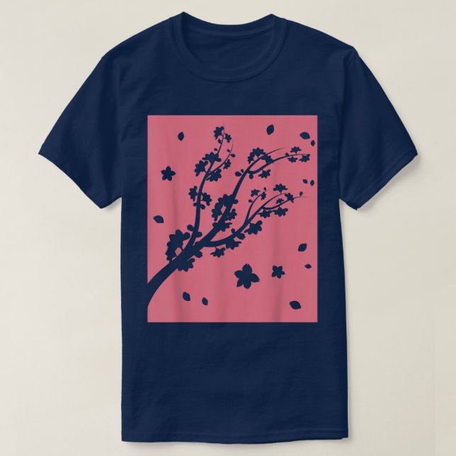 Camiseta Japan Pretty Flower Japanese Pink Sakura Cherry Bl (Diseño del anverso)