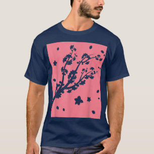 Camiseta Japan Pretty Flower Japanese Pink Sakura Cherry Bl