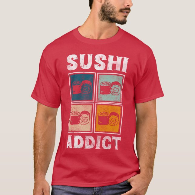 Camiseta Japan Running Sushi Food Nori friend (Anverso)