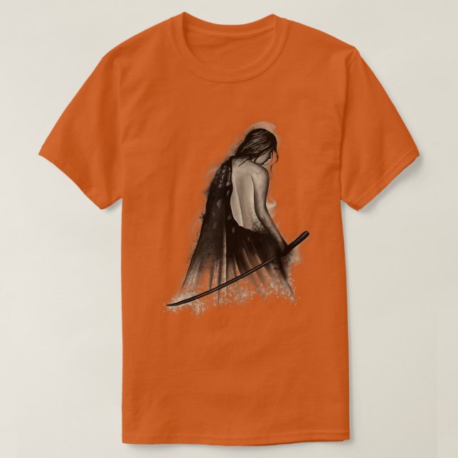 Camiseta Japan Samurai Samurai Sword T-Shirt (Diseño del anverso)