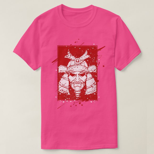 Camiseta Japan Samurai Warrior  (Diseño del anverso)