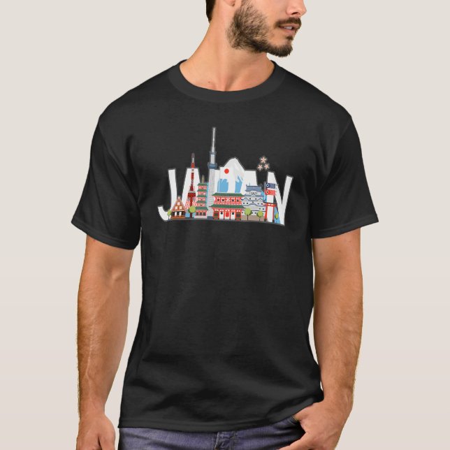 Camiseta Japan Tokyo Souvenir Gift Shirt Of Japanese Tokyo  (Anverso)
