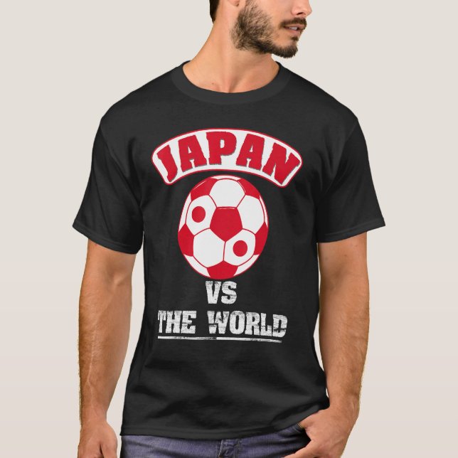 Camiseta Japan Vs The World Japanese Flag Soccer Football F (Anverso)