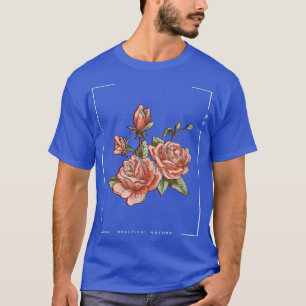Camiseta Japanese Aesthetic Vaporwave Nature Flower Glitch 