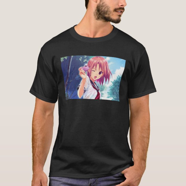 Camiseta Japanese Anime Hentai Japan Pop Culture Manga Draw (Anverso)