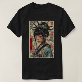 Camiseta Japanese Anime Lady Liberty Anime Girl Fantasy Art