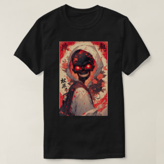 Camiseta Japanese Anime Skull Hero Art 02