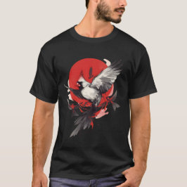 Camiseta Japanese Cardinal Red Sun Minimalist Art. Part 1/3