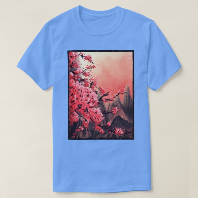 Camiseta Japanese Cherry Blossom Graphic Sakura  (Diseño del anverso)