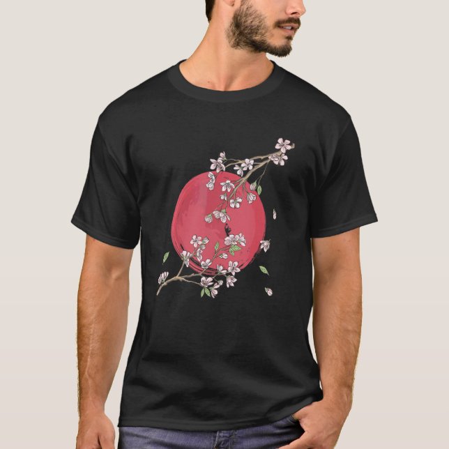 Camiseta Japanese Cherry Blossom Sakura 3 (Anverso)
