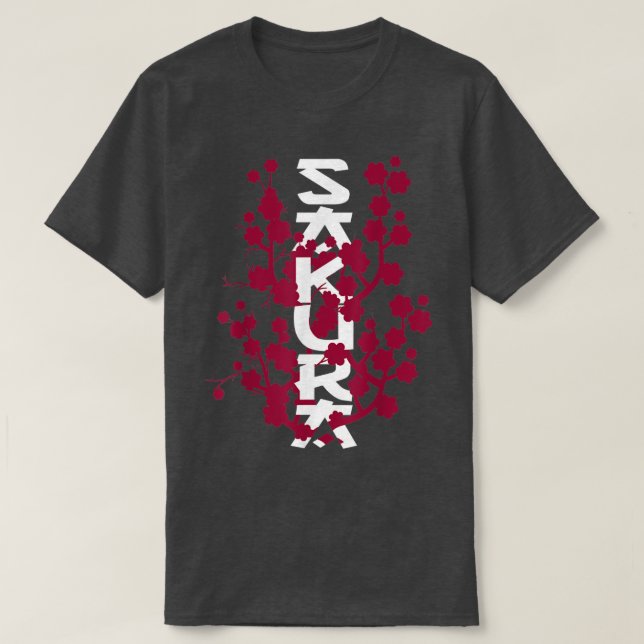 Camiseta Japanese Cherrys Blossom Sakura Tree Art Spring  (Diseño del anverso)