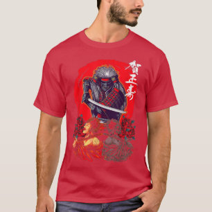 Camiseta Japanese Culture Death Samurai Warrior Swordsman 