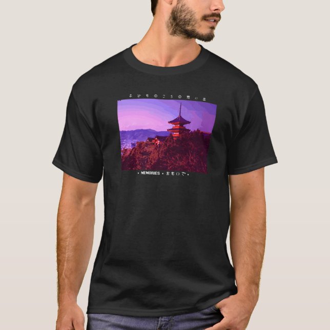 Camiseta Japanese Cyberpunk Tokyo Streetwear Aesthetic Japa (Anverso)
