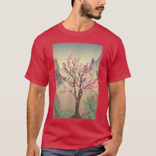 Camiseta Japanese Flower Pink Sakura Tree Japan Cherry Blos