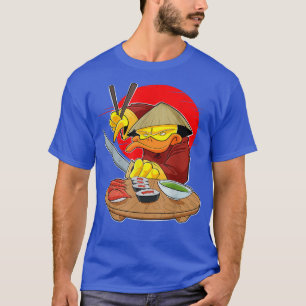 Camiseta Japanese Food I Maki Lover I Samurai Sushi Duck  (