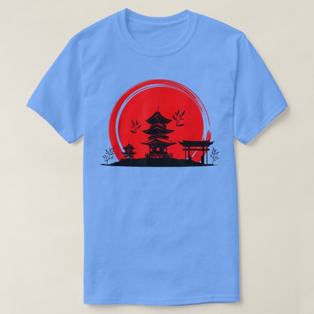 Camiseta Japanese Garden Japanese Torii Japan Samurai  (Diseño del anverso)