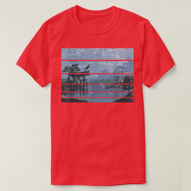 Camiseta Japanese Garden Japanese Torii Japan Samurai 4 (Diseño del anverso)