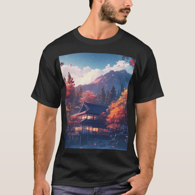 Camiseta Japanese House In Mountains (Anverso)
