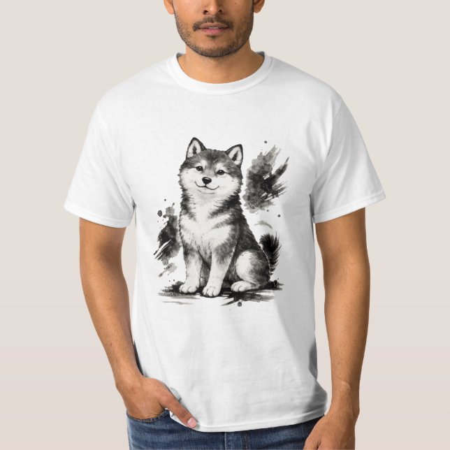 Camiseta 【Japanese Ink Puppy T-Shirt】 (Anverso)