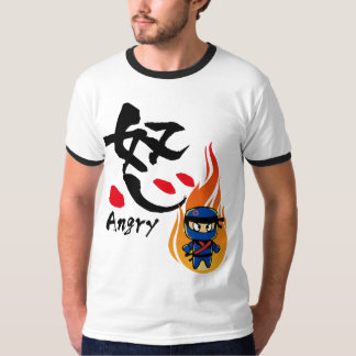 Camiseta Japanese Kanji- 「怒」　-Angry-