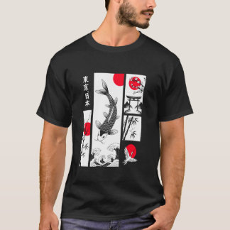 Camiseta Japanese Koi Fish