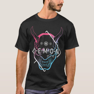 Camiseta Japanese Oni Mask Demon Ogre  Aesthetic Japan Samu