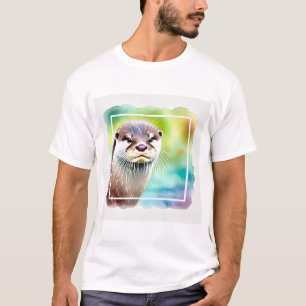 Camiseta Japanese Otter in Tranquil Waters 040924AREF130 - 