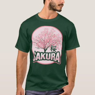 Camiseta Japanese Sakura Cherry Blossom Art for Japanese Cu