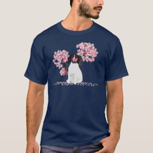 Camiseta Japanese Sakura  Cherry Blossom Japanese Terrier D