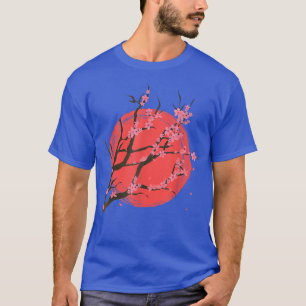 Camiseta Japanese Sakura Japan Pink Flower Floral Cherry Bl