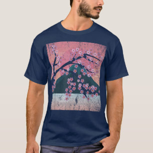 Camiseta Japanese Sakura Mountain Japan Floral Cherry Bloss
