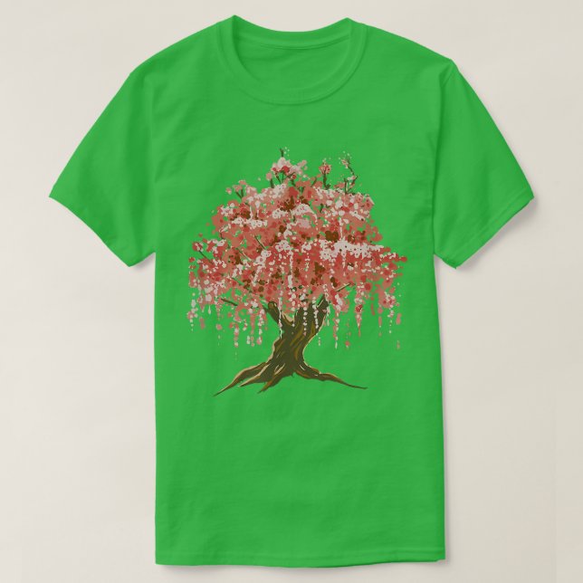 Camiseta Japanese Sakura Tree  (Diseño del anverso)