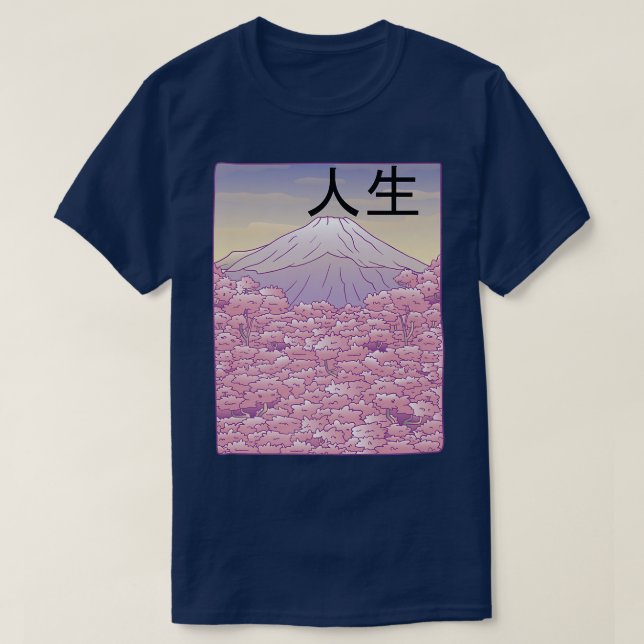 Camiseta Japanese Sakura Tree Blossom Cherry Flower Spring  (Diseño del anverso)