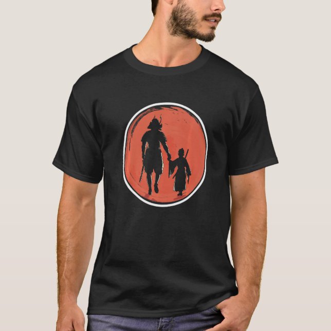 Camiseta Japanese Samurai Dad & Son Japanese Sun Japan (Anverso)