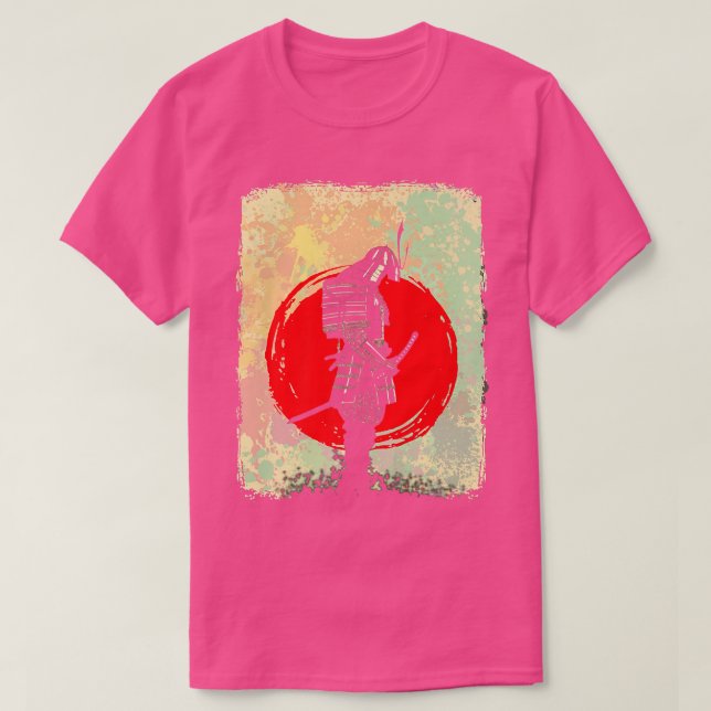 Camiseta Japanese Samurai Fighter Sword Martial Arts  (Diseño del anverso)