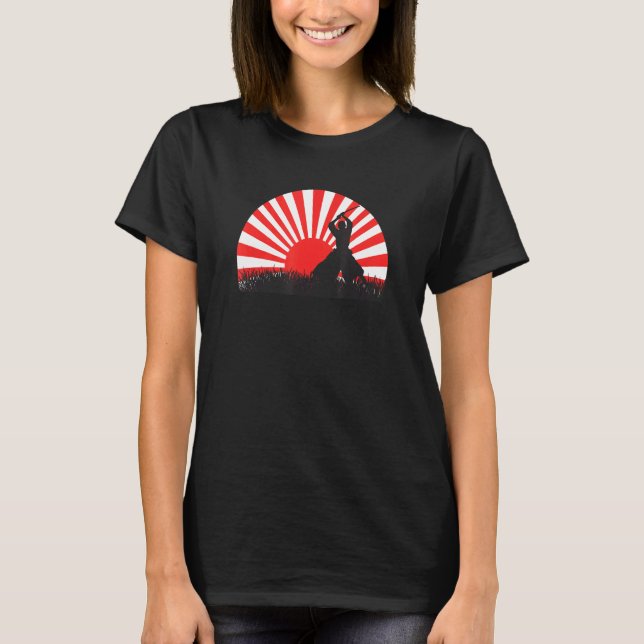 Camiseta Japanese samurai   ninja swordsman (Anverso)