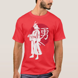 Camiseta Japanese Samurai Retro Rising Sun Japan Calligraph
