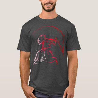 Camiseta Japanese Samurai Swinging His Samurai Sword Japane