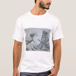 Camiseta Japanese　Samurai&ukiyoe Men's T-shirt