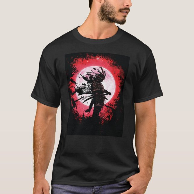 Camiseta Japanese Samurai Warrior Anime 3018png3018 (Anverso)