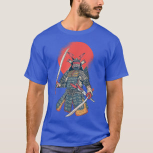 Camiseta Japanese Samurai Warrior Illustration  Sunset  (2)