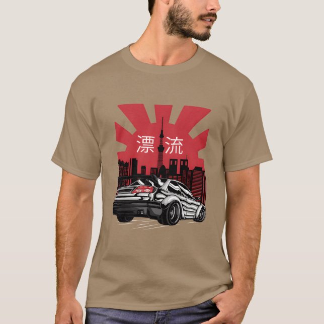 Camiseta Japanese Sports Car gift (Anverso)