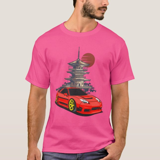 Camiseta Japanese Sports Car JDM friends (Anverso)
