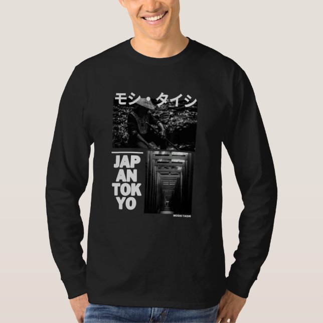 Camiseta Japanese Streetwear Retro Aesthetic Graphic Fashio (Anverso)