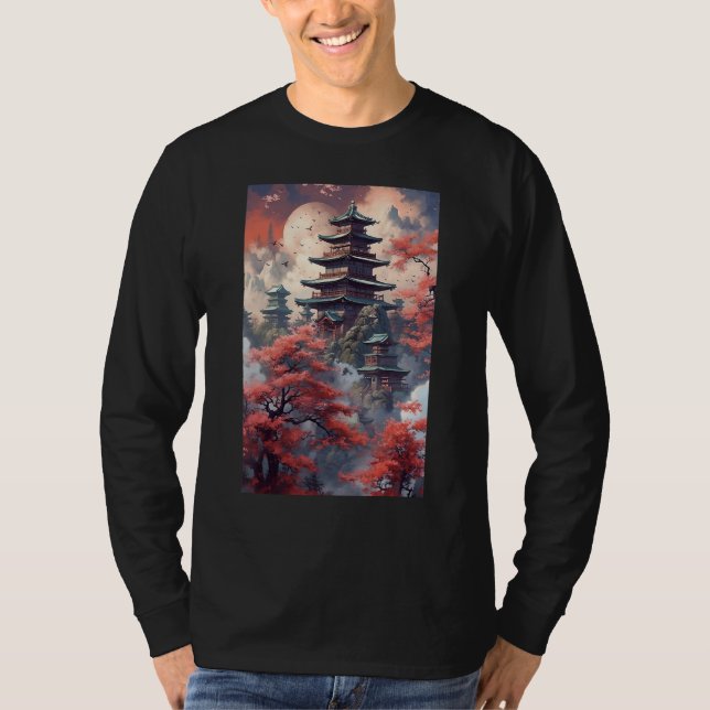 Camiseta Japanese Temple Shrine Spirituality (Anverso)