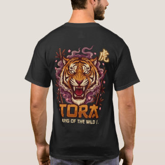 Camiseta Japanese Tiger "TORA" Streetwear T-Shirt
