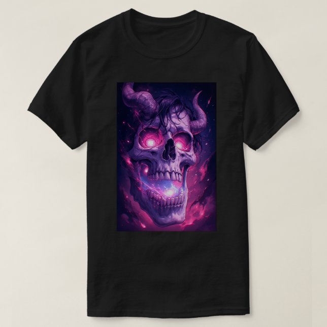 Camiseta Japanese Titan Gothic Hell Skull Anime Attack Art (Diseño del anverso)